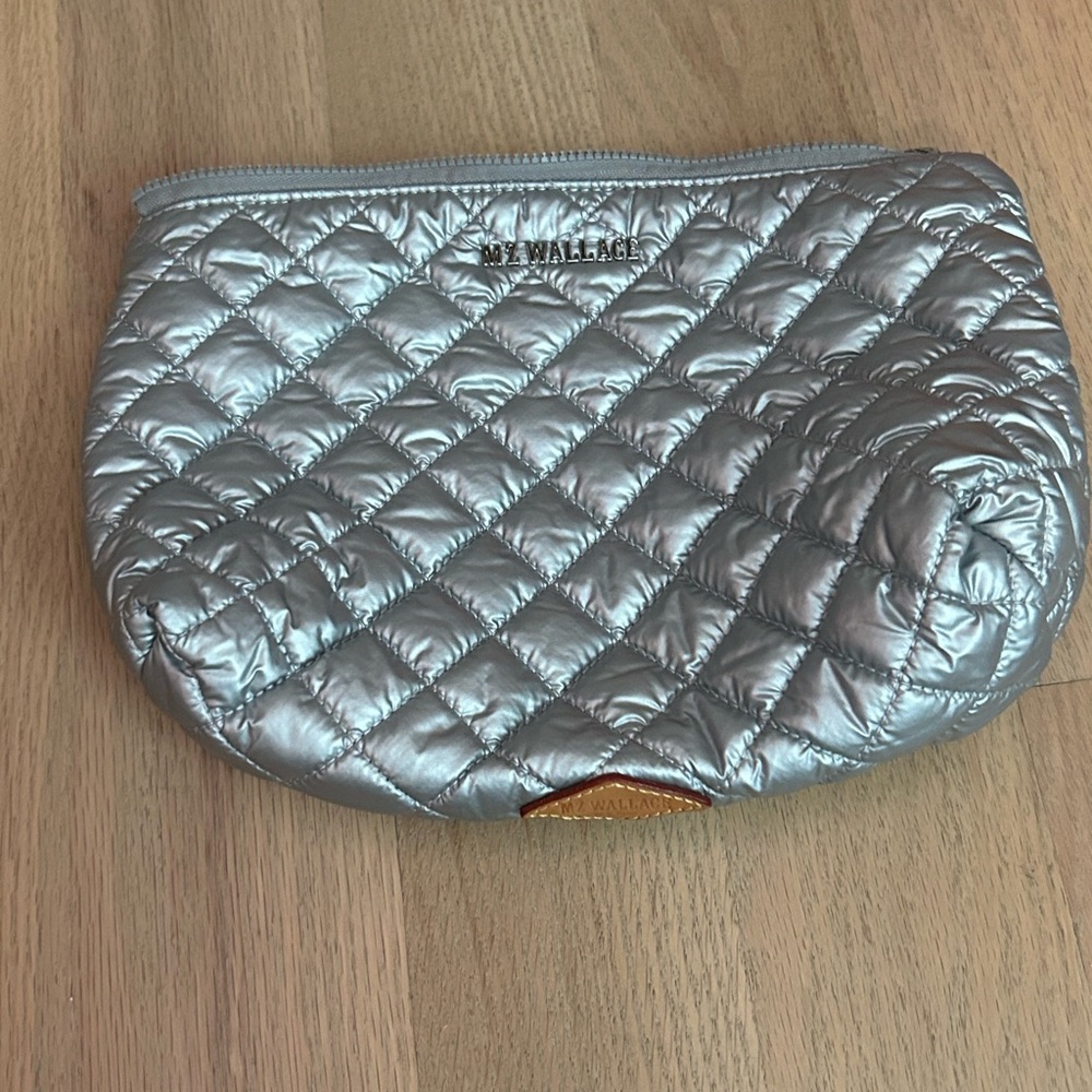 MZ Wallace Metallic Quilted Pouch